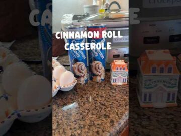 🍩 Crockpot Cinnamon Roll Casserole – Gooey, Sweet, and So Easy! 🥄✨